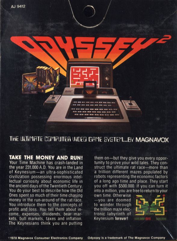 Take the Money and Run box art for Odyssey 2